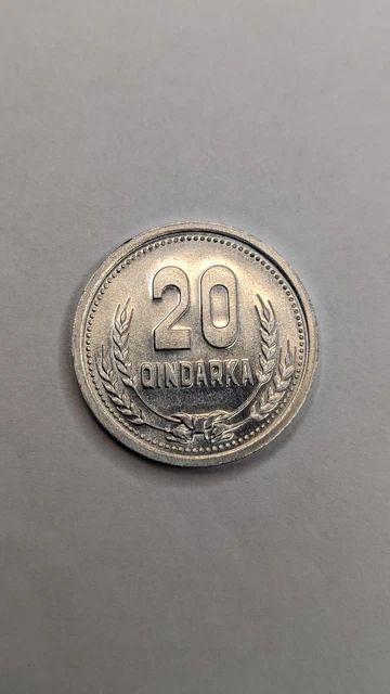 [🇦🇱Albania] - 20 Qindarka (1988) High Grade Coin