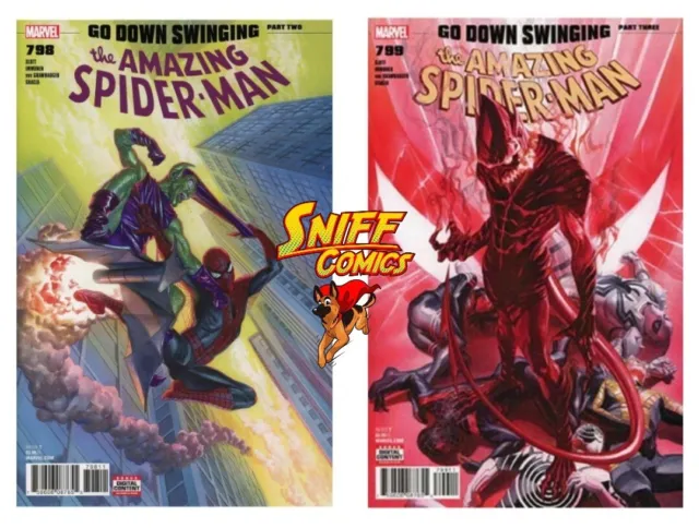 Amazing Spider-Man #798 and #799 1st Print Red Goblin Marvel Comics 2018