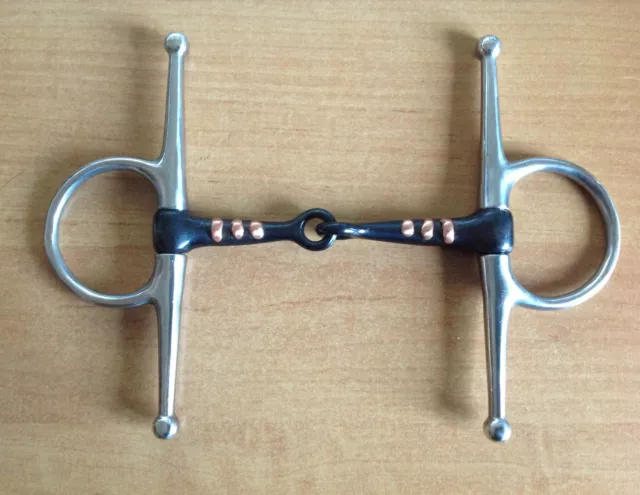 Shires Full Cheek Sweet Iron Snaffle With Scrub Board - Fulmer- 4.5", 5" or 5.5"