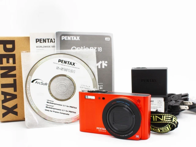 PENTAX OPTIO RZ18 naranja metálico EUR 173,56 - PicClick ES