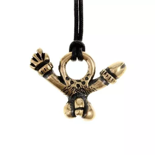 Amulett Fascinum Halskette Römisch Mittelalter Phallus Anhänger