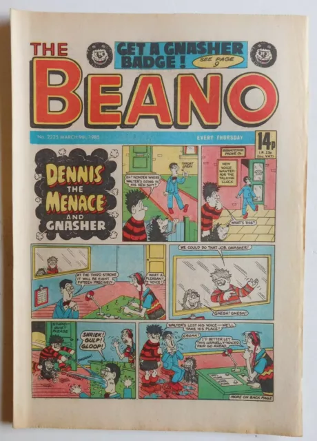 BEANO COMIC #2225 - 9 March 1985