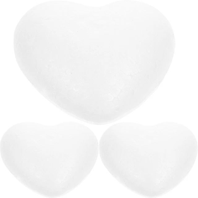 3 piezas adornos de poliestireno hechos a mano bolas de espuma artesanal