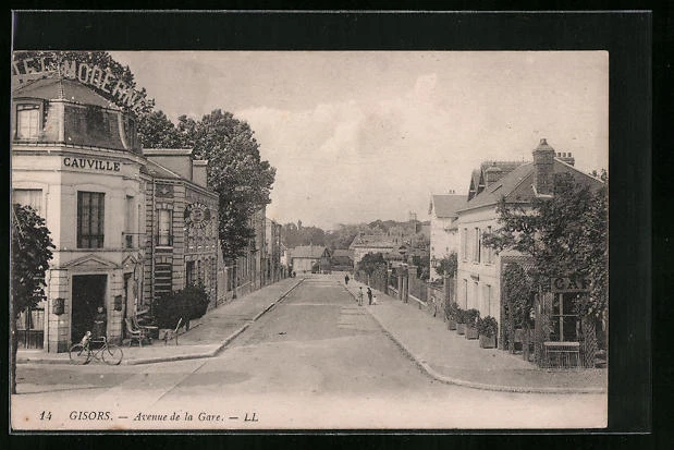 CPA Gisors, Avenue de la Gare