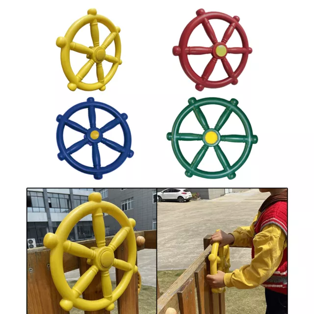Pirate Ship Wheel for Swing Set Playground Accessories