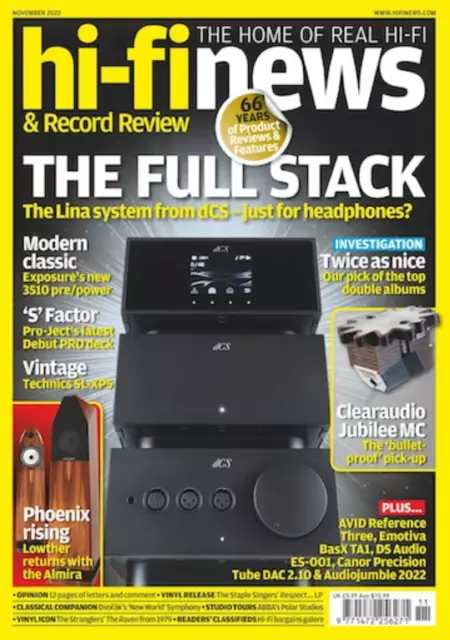 Hi-Fi News Magazine | Nov 2022 | The Full Stack