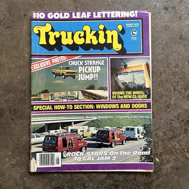 VINTAGE TRUCKIN’ MAGAZINE august 1979 boogie