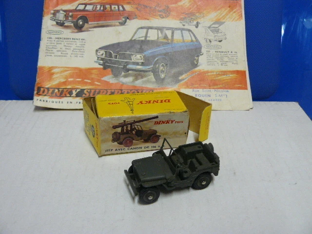 Dinky Toys Jeep Avec Canon 106 SR - Neuve En Boîte D'origine