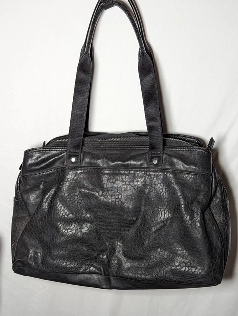 Lululemon Black Large Gym Tote Crossbody Carry On Travel Luggage Strap Bag