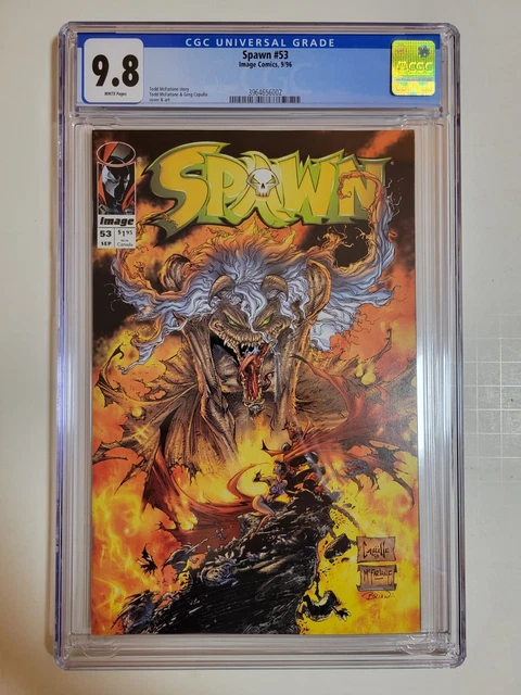Spawn #53 CGC 9.8 White Pages NM/MT, Image 1996 McFarlane Capullo