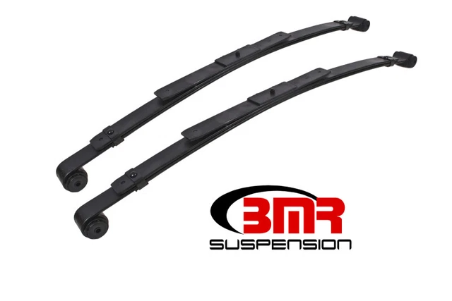 Bmr 67-69 1St Gen F-Body Rear Lowering Leaf Springs (2In Drop) - Black