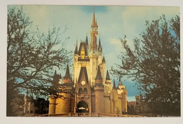 Postal de Walt Disney World; Castillo de Cenicienta; no enviada por correo