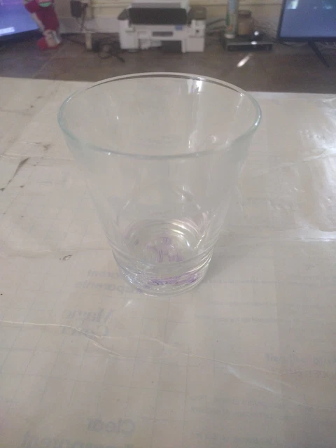 John Jameson Irish Whiskey Drinking Glass Clear.