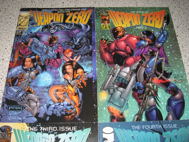 Image Weapon Zero Comic Book Series Collection Lot Top Cow Sexy Sci Fi (1995-97) 3