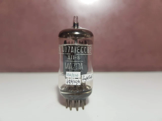 真空管 Telefunken/Mazda 12AU7A ECC82 Telefunken ECC82-TK (12AU7