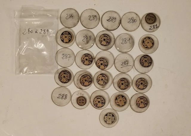 Lot De Verres De Montre Et Gousset - Tailles 180 à 189 - Occasion Horlogerie