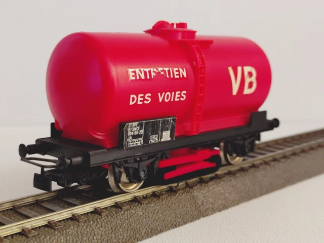 Wagons de marchandises rouge Jouef en métal blanc pour modélisme ferroviaire à l'échelle HO