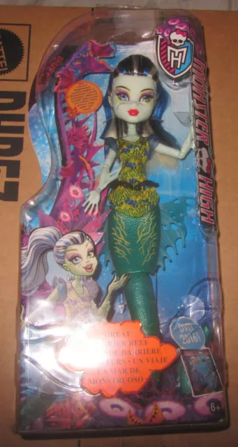 Monster High Frankie Stein Sirena The Great Scarrier Reef Bambola Doll