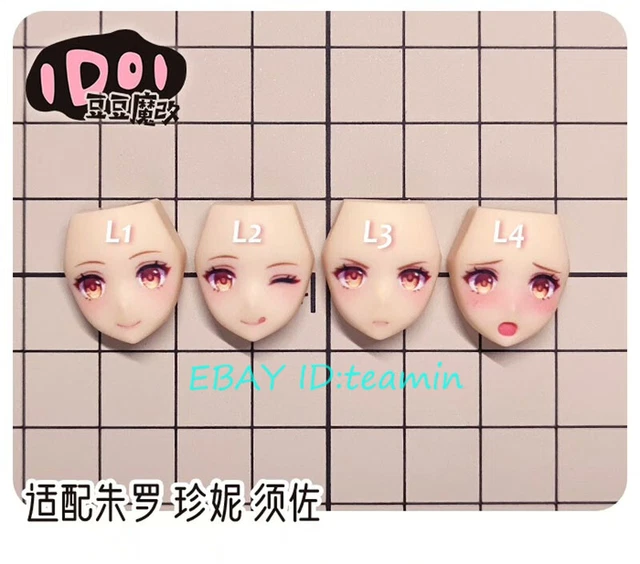 Genshin Impact Lumine Face Sculpt Parts for Kotobukiya Megami Device Figure