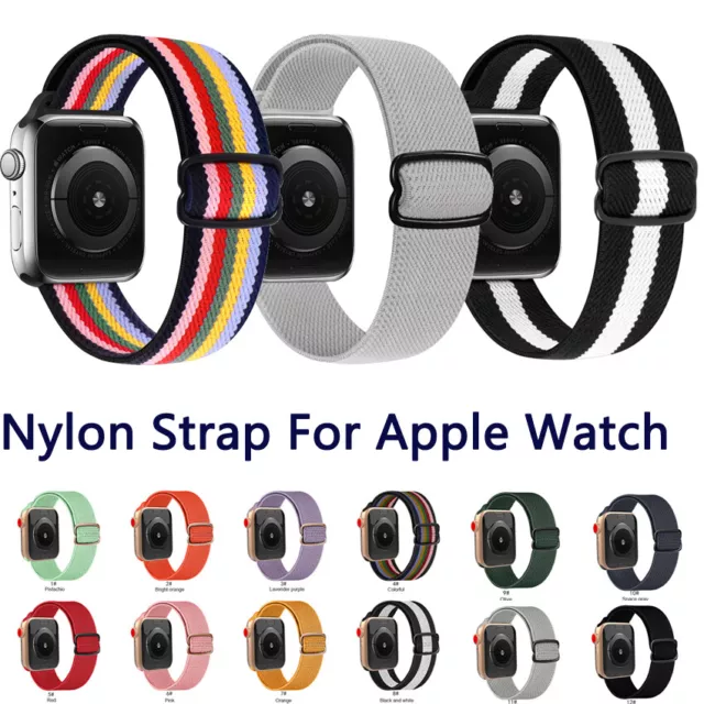 IWatch Band Strap Belt For Apple Watch Ultra 8-1 SE Replacement Nylon Woven