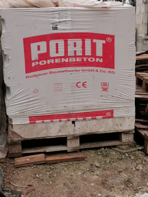 PORIT Plansteine PP 2, Gasbetonsteine, Porenbetonsteine,  42,5 cm  WLG 0,8