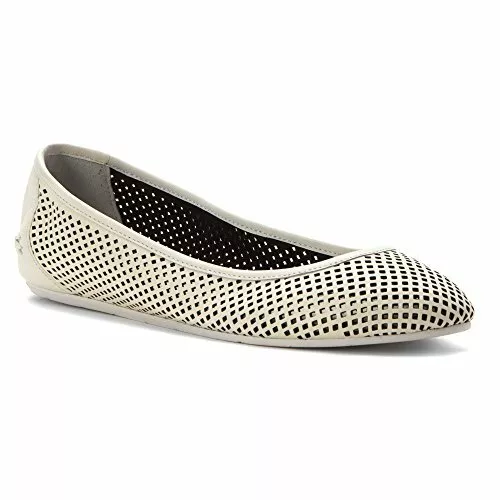 Lacoste Women's Cessole 216 1 Ballet Flats, Off White Leather