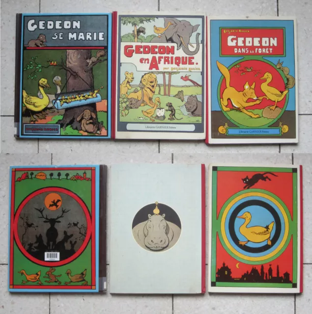 lot 3 GEDEON rééditions 1977 en afrique / dans la foret / se marie