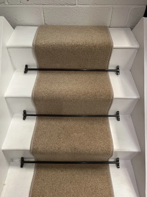 LANA ÁTICO 80/20 ALFOMBRA CORREDOR, 45 oz BEIGE CÁLIDO 48cm ANCHO, 17 PASOS