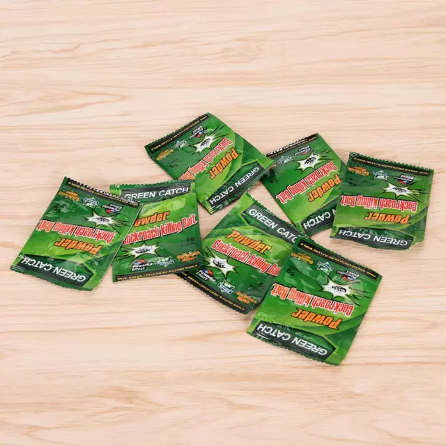 10 Sachets Poudre  Anti Blattes Green Leaf/16