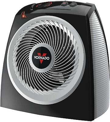 Vornado VH10 Vortex Space Heater with Adjustable Thermostat - Black