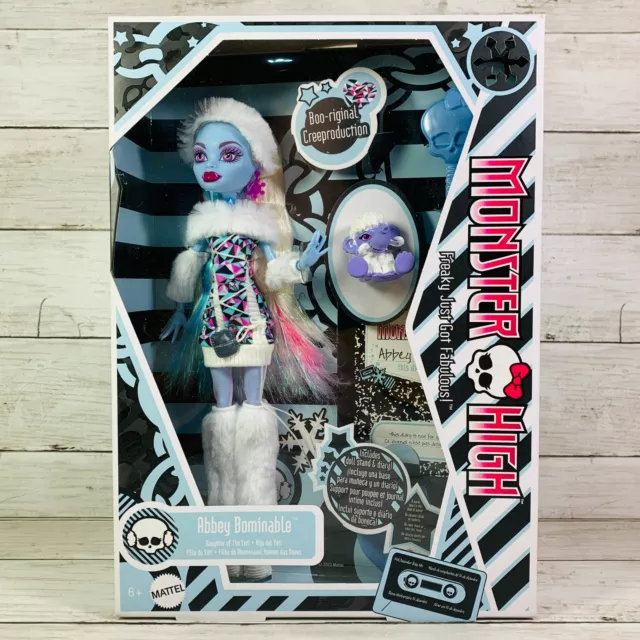 2024 Monster High Abbey Bominable Boo-riginal Creeproduction Fashion Doll