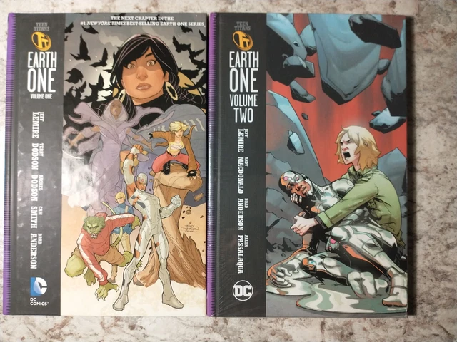 Earth One Teen Titans Vol 1 & 2 Hardcover Set NM DC Comics Lemire