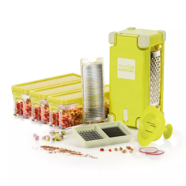 B-Ware Nicer Dicer Magic Cube Gourmet 12tlg. Zustand neuwertig