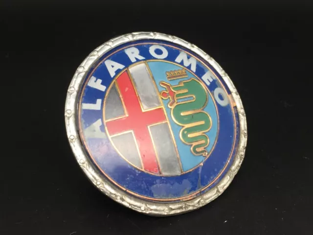 Alfa Romeo 54Mm Logo Scudo Sigla Emblema Fregio Stemma Scritta Targhetta Badge