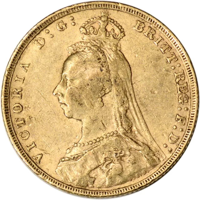 Great Britain Gold Sovereign (.2354 oz) - Victoria Jubilee Avg Circ Random Date