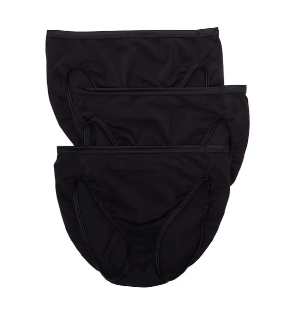 New Radiant Vanity Fair 3 pairs Hi-Cut Comfort Panties Womens