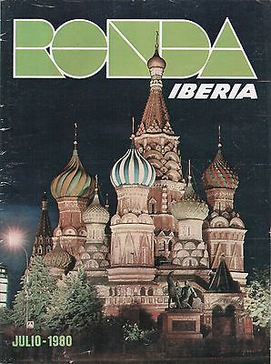Iberia Inflight Magazine Ronda July 1980 With Route Map Ib Spain