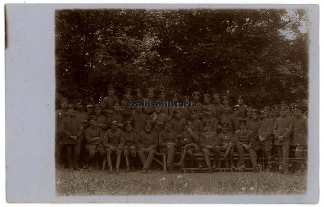 Orig. Foto AK Portrait Offiziere I.R.332 in Lettland 1917