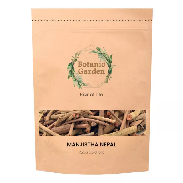 Botanic Garden Rohes Manjistha- oder Rubia Cordifolia-Kraut, 100 % reines...