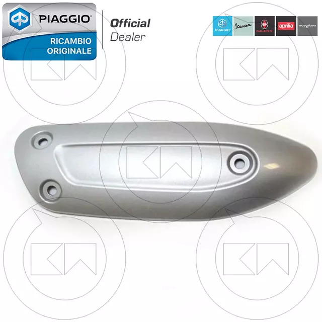 Protezione Marmitta Cromata Originale Piaggio Mp3 250 2006-2008