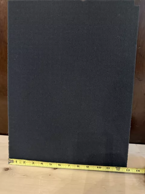 LARGE Pick N Pluck Packaging Charcoal Foam - 17 X 13 X 1-7/8”(2”)