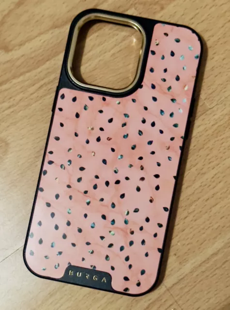 Burga iPhone 14 Pro Max Elite Case (w/ MagSafe), Pink “Watermelon Shake” RRP £63