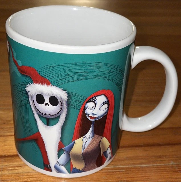 DISNEY THE NIGHTMARE Before Christmas Mug Jack Skellington and Sally