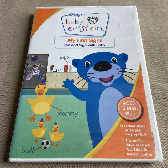 Disney's Baby Einstein: My First Signs (DVD, 2007) Music 6 Mos. + Language NEW