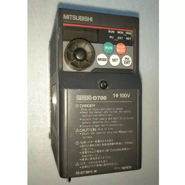 1PC Used Mitsubishi Inverter FR-D740-7.5K-CHT 7.5KW 380V