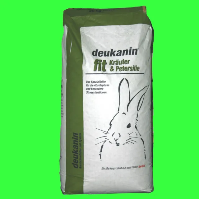 deukanin fit Kräuter & Petersilie 25 kg Kaninchenfutter Kaninchen