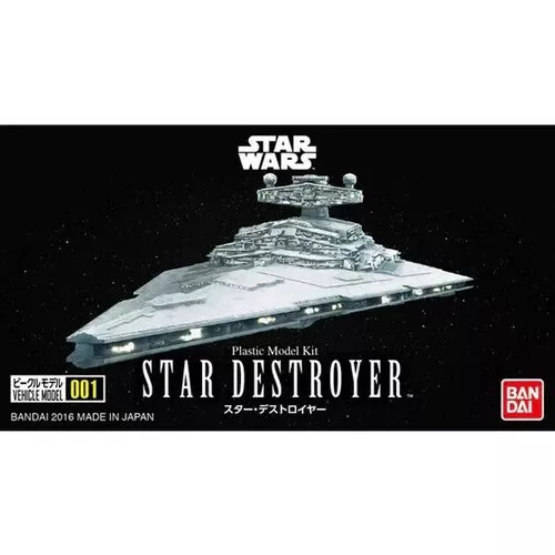 STAR WARS VEHICLE Model 001 Star Destroyer Model Kit Bandai Hobby $11. ...