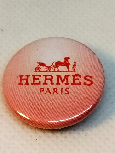 Broche épingle HERMES PARIS - Badge Orange, édition VIP Rare, Occasion