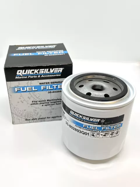 Quicksilver Mercury/Mariner Outboard Water Separating Fuel Filter 35-802893Q01