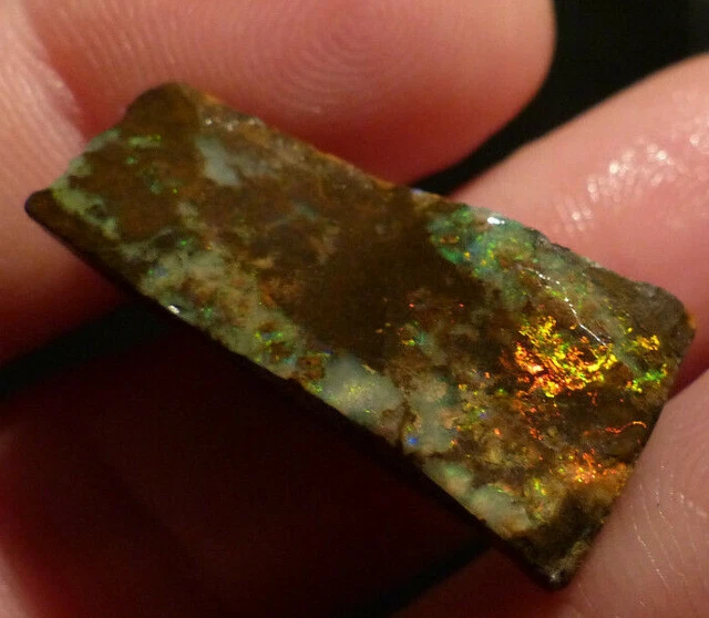 Opale Boulder Brute Du Queensland (Australie) - 41x23x10 Mm, 15,7g - Pierre Naturelle Belle